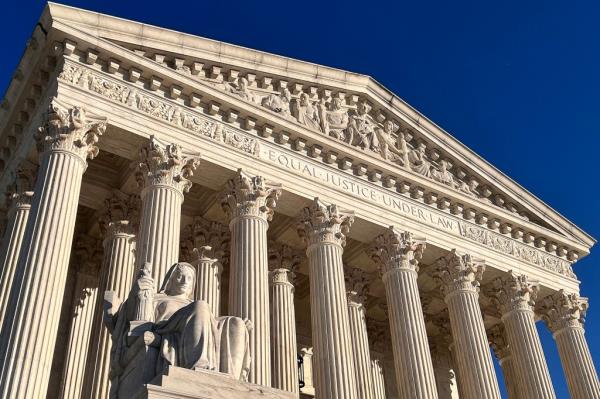 The U.S. Supreme Court building.