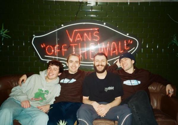 Sean Martin with his The Night Cafe bandmates
