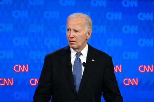Biden at the debate.