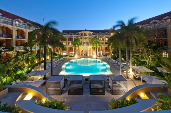 The Sofitel Legend Hotel in Cartagena, wher<em></em>e Meghan and Harry are reportedly staying for part of their trip.
