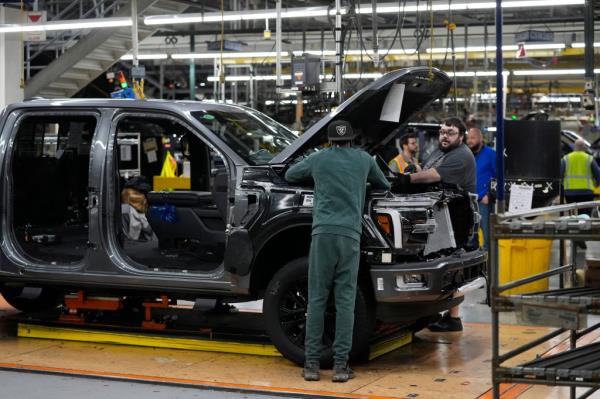 Ford plant workers
