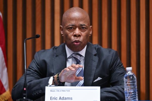 Eric Adams says he will finishing his term and running for re-election.