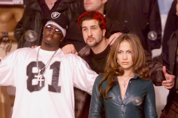 P. Diddy with J-Lo. 