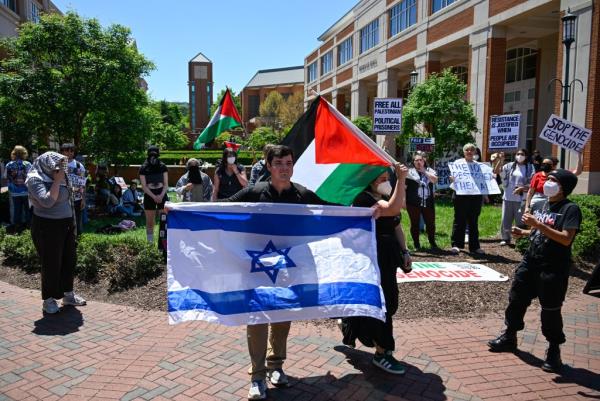 Student protests co<em></em>ntinue in solidarity and for Gaza on the University of North Carolina in Charlotte campus.