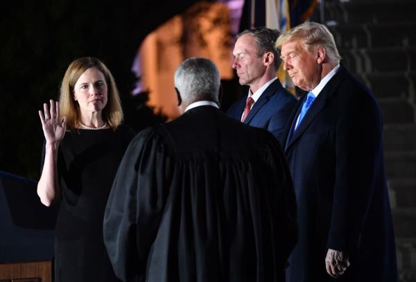 DeSantis previously said that Justice Amy Co<em></em>ney Barrett was an 
