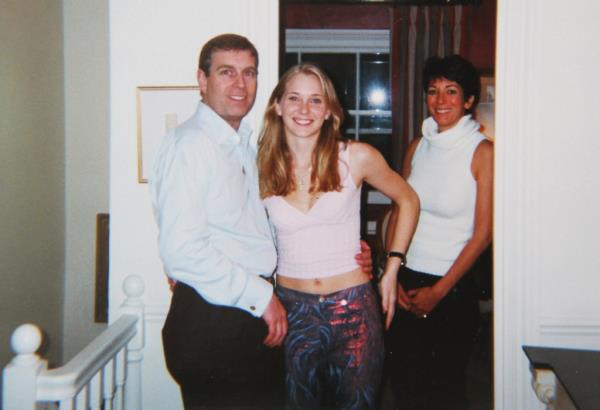 Prince Andrew, Virginia Roberts Giuffre and Ghislaine Maxwell