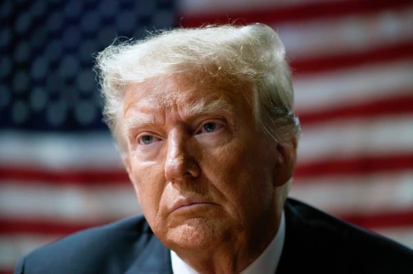 Do<em></em>nald Trump is pictured