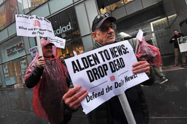 New York Daily News' journalists staged a walkout on Thursday in protest of new overtime pay policies and slashed wages during COVID that haven't been reversed, among other gripes with the paper's owner, Alden Global Capital.