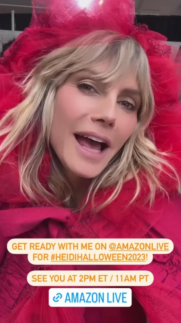 heidi klum 2023 halloween costume