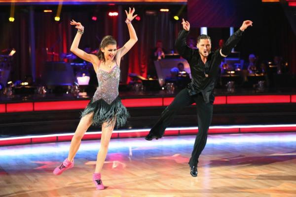 Zendaya and Val Chmerkovskiy on 
