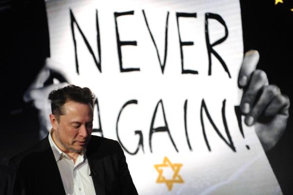 Musk took part in a symposium in nearby Krakow staged by the European Jewish Association.