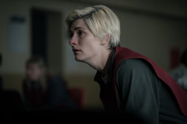 Orla (Jodie Whittaker) is serving time in Carlingford Prison for stealing electricity.