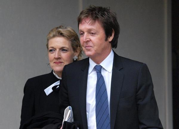 Fiona Shackleton and Paul McCartney