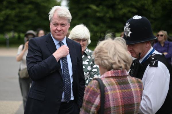 Charles Spencer at Kensington Palace