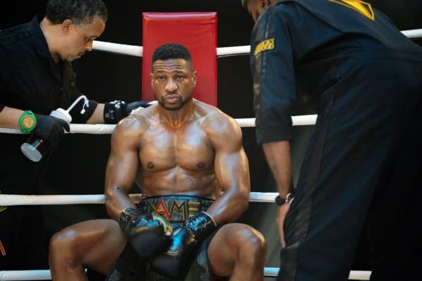 Jo<em></em>nathan Majors in Creed 3.