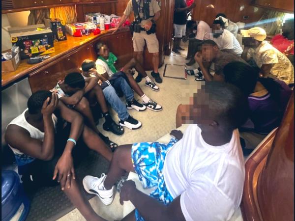 Yacht full of migrants caught near the Florida Keys