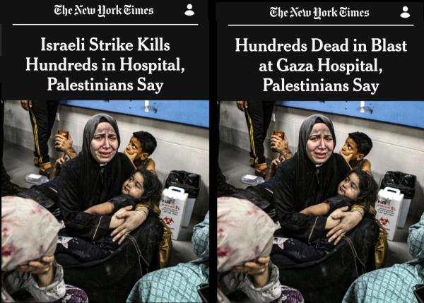 The Times eventually changed the headline on the story after admitting it 