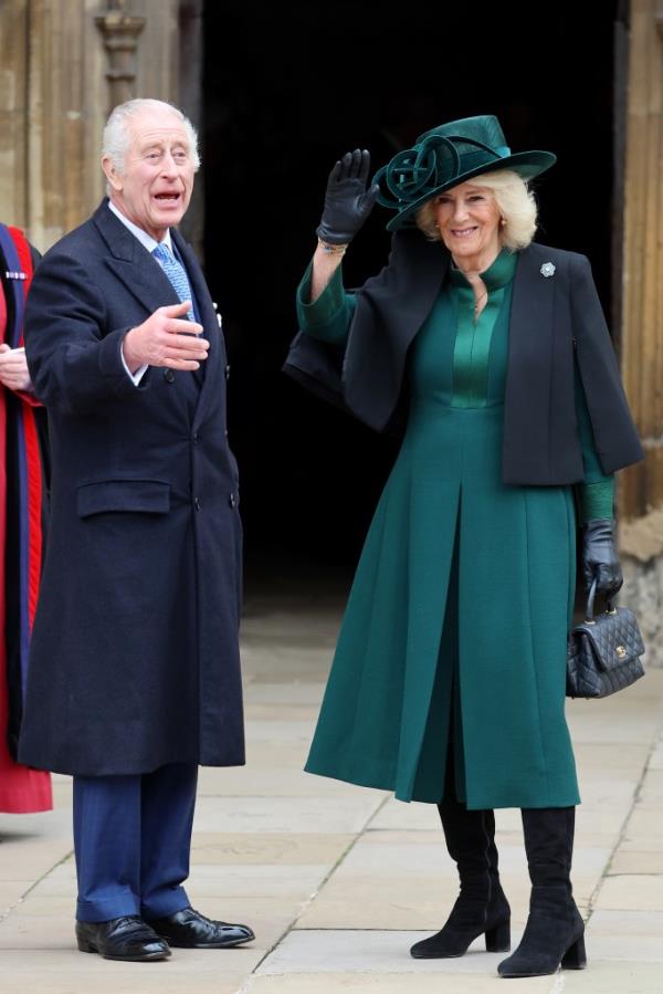 Sunday's church service in Windsor was Charles' first appearance at a public royal event since his cancer diagnosis was announced in February.