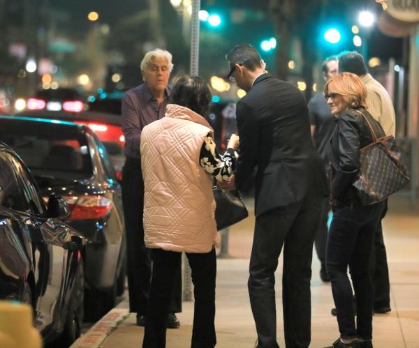 Jay Leno is seen with his wife Mavis for the first time since reports he has filed for co<em></em>nservatorship over her estate to prepare for the future after her alleged dementia diagnosis.