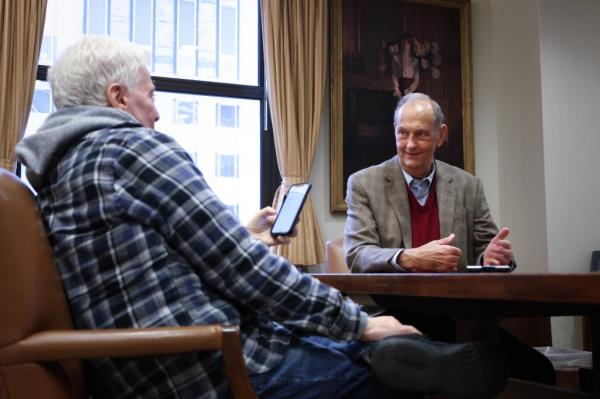 Bill Bradley speaks with The Post's Steve Serby on Jan. 31. 