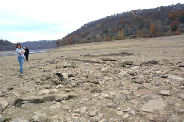 The amount of the bridge that has been exposed is not co<em></em>nsidered unprecedented by locals, as droughts in the 1950s and 1960s revealed even more of the historical structure.