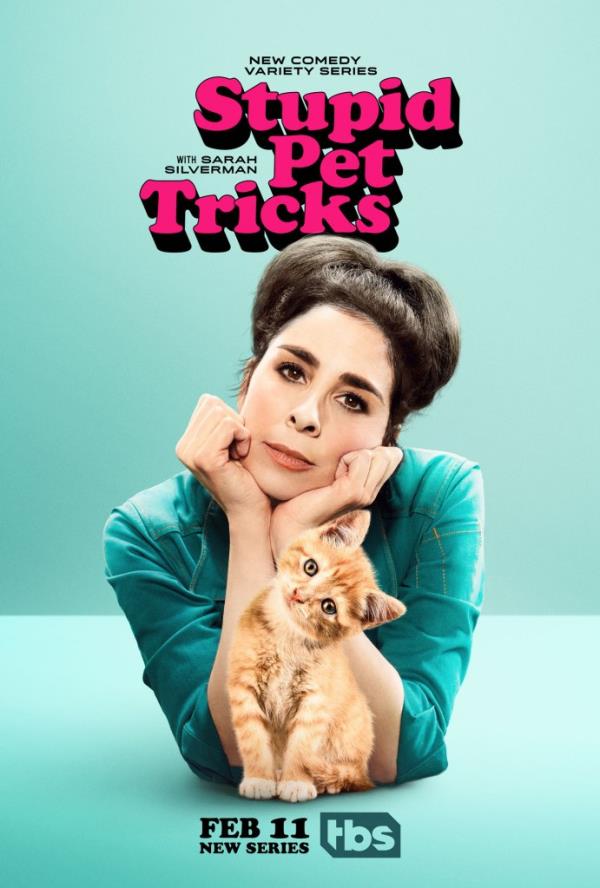 Sarah Silverman with a cat. 