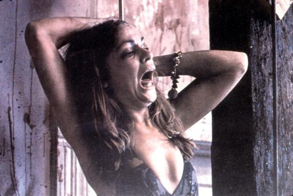 Teri McMinn as Pam on the meathook