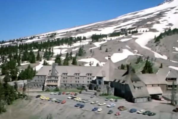 The 55,000-square-foot lodge opened in 1937 on the South face of active stratovolcano Mount Hood.