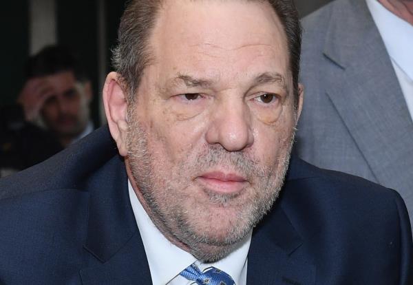 Harvey Weinstein arriving at the Manhattan Criminal Court on February 24, 2020