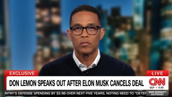 Lemon appeared on his old network, CNN, on Wednesday night -- hours after his firing from X was announced.