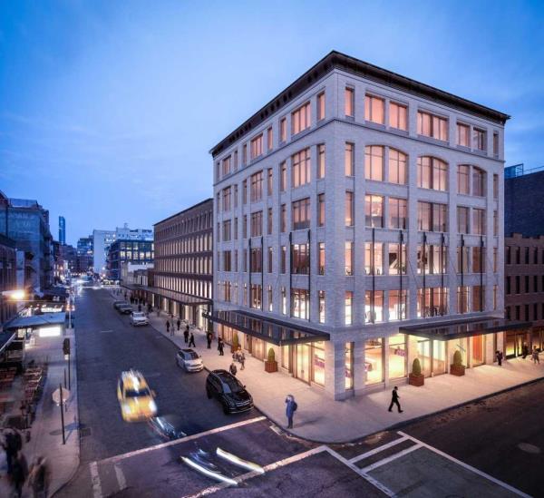 Exterior of Gansevoort Row. 