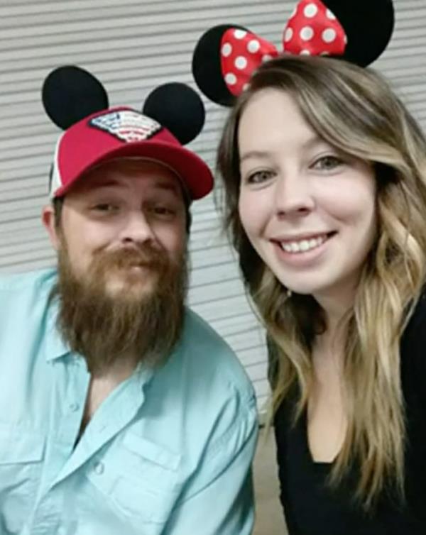Robert Hall and his fiancee Melina Rich