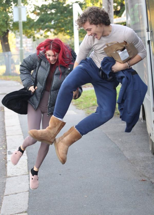Bobby Brazier and Dianne Buswell.