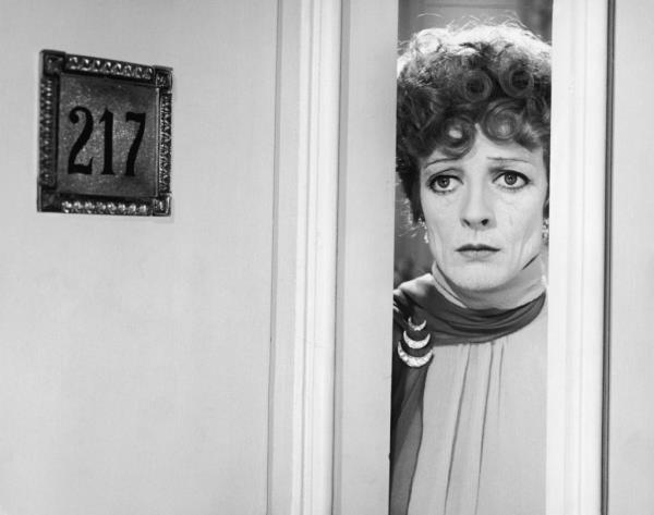 Maggie Smith plays the eccentric Aunt Augusta in the MGM film 