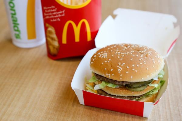 McDonald's is offering 50-cent double cheeseburgers on Monday.