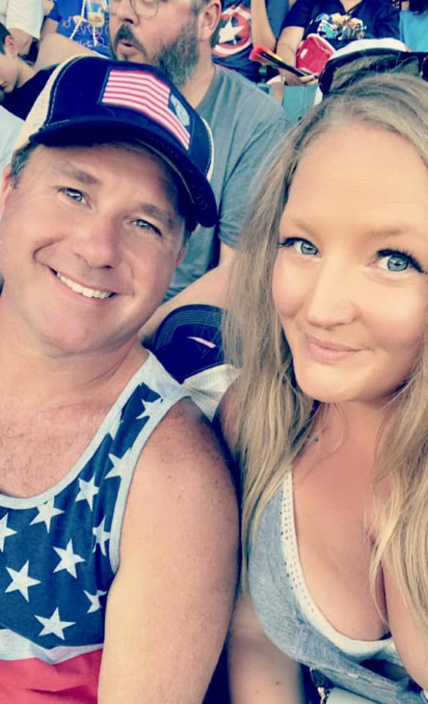 Florida firefighter Shawn Yarbrough and his wife Andrea Yarbrough