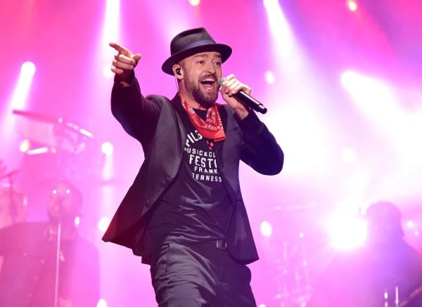 Musician Justin Timberlake performs at the 2017 Pilgrimage Music festival.