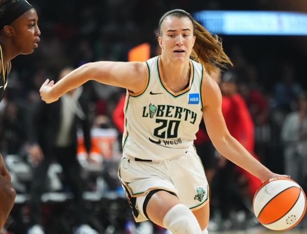 Sabrina Io<em></em>nescu hit just one 3-pointer in the Liberty's Game 1 loss to the Aces.