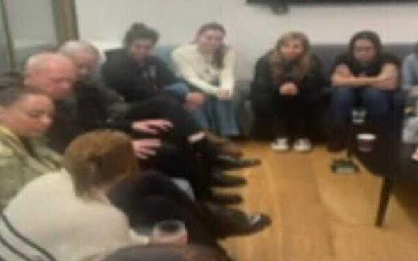 Members of Israel's war cabinet met with former hostages and the family of current captives.