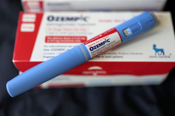 Close up of the drug Ozempic shown in Houston.