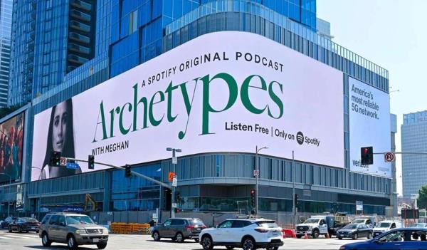 Ad for Meghan Markle's Spotify podcast Archetypes