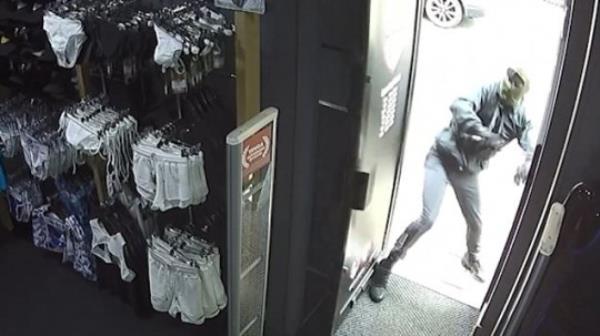 The latest attacks mirroring the previous four destructive acts of vandalism on the shop (Picture: GMP/SWNS)