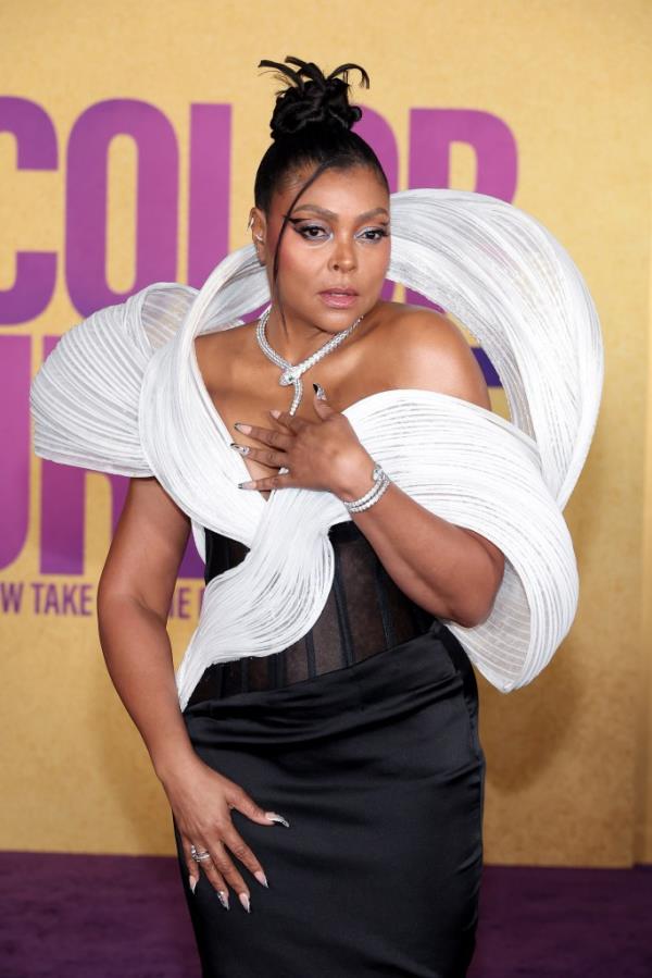 Taraji P. Henson in a dress. 