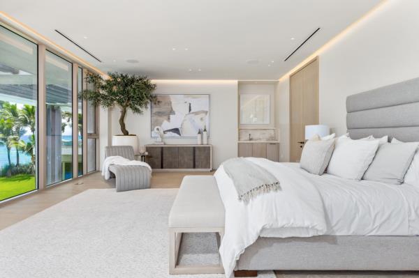 One of six bedrooms.