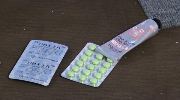 A pill packet.
