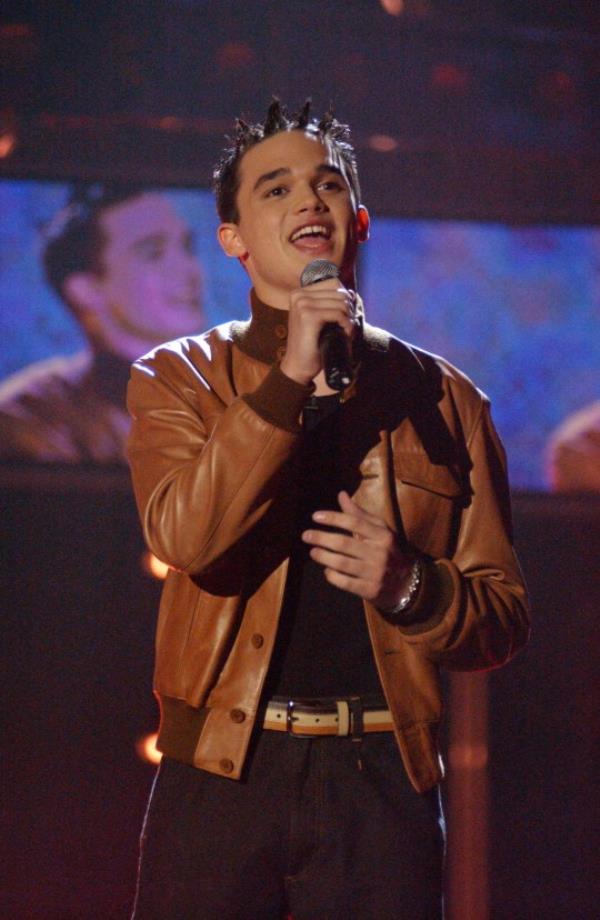 Editorial use only. No book publishing Mandatory Credit: Photo by Fremantle Media/REX/Shutterstock (836529ao) 'Pop Idol' TV - Gareth Gates 'Pop Idol' TV - 2001 - 2002 -