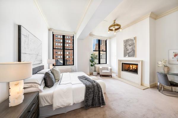 One of three bedrooms. 