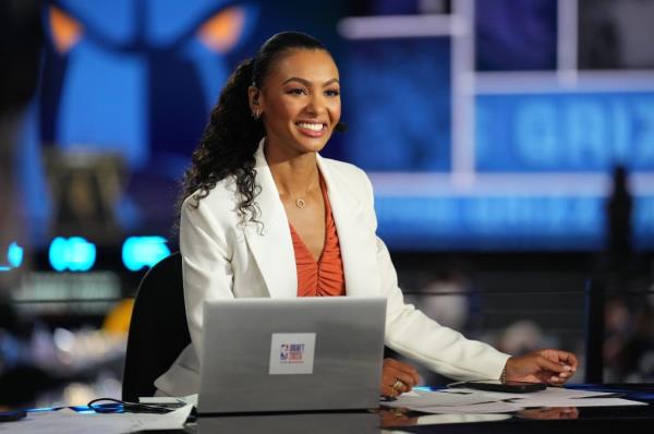 Malika Andrews, host of NBA Today.