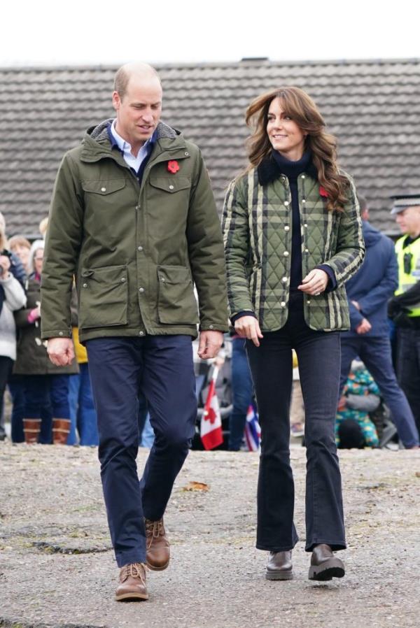 William, Prince of Wales and Catherine, Princess of Wales, known as the Duke and Duchess of Rothesay when in Scotland.