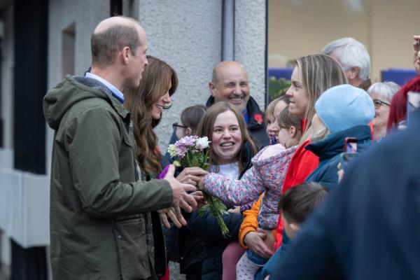 William, Prince of Wales and Catherine, Princess of Wales, known as the Duke and Duchess of Rothesay when in Scotland.